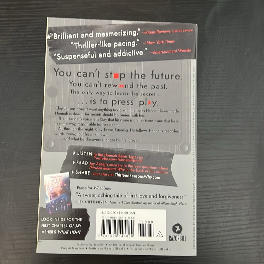 Thirteen R3asons Why Paperback Book - Picture 2 of 6